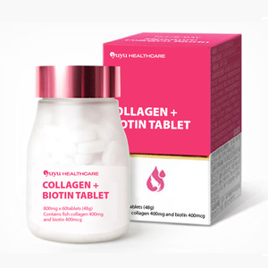 Collagen + Biotin Tablet lâm sàng đã được chứng minh thành phần để tăng cường tóc, da và móng tay với nuốt dễ dàng - Product Image 2