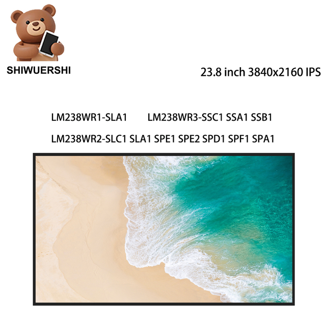 23.8 Inch Lcd Screen IPS Replacement 3840*2160 LM238WR1 SLA1 LM238WR3 SSC1 SSA1 SSB1 LM238WR2 SLC1 SLA1 SPE1 SPE2 SPD1 SPF1 SPA1