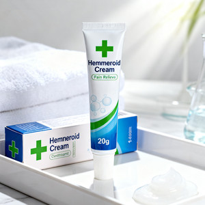 Ungüento y Crema para el Alivio del Dolor de <span class=keywords><strong>Hemorroides</strong></span> y Fisuras Anales a Base de Hierbas ZB 20g con Logotipo Personalizado, Dispositivo Médico Clase I - Product Image 1