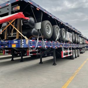 <span class=keywords><strong>Remorque</strong></span> plateau de haute qualité pour l'exportation, 2, 3 ou 4 essieux, pour conteneurs de 20, 40 ou 45 pieds, semi-<span class=keywords><strong>remorque</strong></span> pour camion - Product Image 4