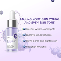 Laikou Blueberry Brightening Serum 17ml Menutrisi Mengencangkan Meningkatkan Kekasaran Kulit Mengecilkan Pori-pori Anti Kerut