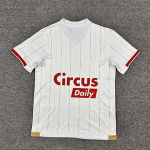 Tenue de football d'été Nouvelle saison 2025/26 Standard Liège Maillot domicile/extérieur imprimé personnalisé Manches courtes Polyester Séchage rapide - Product Image 1