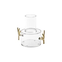 Ensemble Lucite Mayim Achronim - Cadeau Judaica - Personnalisé - Judaica en acrylique - Cadeau juif pour Shabbat, Rosh Hashanah, Sukkot - Décoration de table de luxe