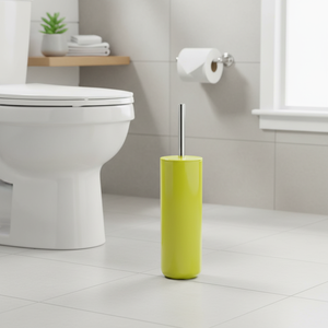 Spazzola per WC MSV 'Nikki' in plastica gialla - Product Image 3