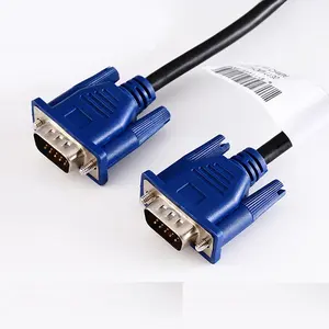 Prix usine 1M 1.5M 2M câble audio vidéo noyau DB9 connecteur mâle à femelle câble RS232 fil rond 9 broches câble de Port série