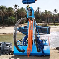 Drague à sable portable pour une utilisation facile dans les canaux étroits