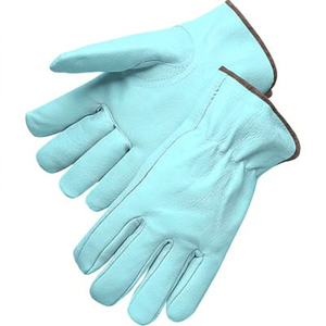 High Demand <b>Working</b> Leather Safety <b>Gloves</b> Wrist Length Unlined Breathable Eco-Friendly <b>Thermal</b> Plain Style Outdoor Daily Use - Product Image 4