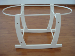 Soporte Ajustable de Madera Maciza <span class=keywords><strong>para</strong></span> Cesta Moisés, <span class=keywords><strong>para</strong></span> Bebés y Niños, Diseño Tradicional, <span class=keywords><strong>para</strong></span> Dormitorio y Sala de Estar - Product Image 5