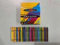 Ensemble de mini crayons 24 couleurs Fournitures de peinture d'art non toxique Ventes complètes Bon marché pour pochoirs de dessin pour enfants