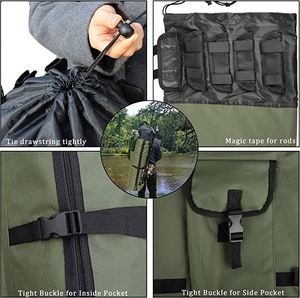 Free Sample BSCI Custom Holds 5 Poles Travel Case Waterproof Lightweight <b>Tackle</b> <b>Box</b> Stand Fishing Bags Fishing Gear Organizer - Product Image 6