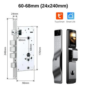 Интеллектуальный дом безопасности цифровой пульт дистанционного управления для распознавания лица отпечатков пальцев уличный умный дверной замок - Product Image 6