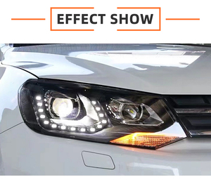 MJ para <span class=keywords><strong>Vw</strong></span> <span class=keywords><strong>Touareg</strong></span> 7P faro delantero 2011 2015 accesorios de coche faros delanteros actualización LED faros delanteros DRL - Product Image 5