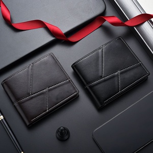 Portafoglio corto da <span class=keywords><strong>uomo</strong></span> in stile europeo americano con più slot per schede di fabbrica accessorio elegante multifunzionale - Product Image 5