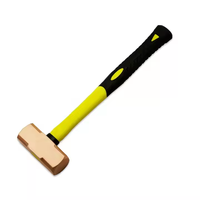 Venta directa de fábrica de grado Industrial Hayonex de alta calidad, martillo de garra de bronce de aluminio que no produce chispas, mango de fibra de vidrio, OEM, 1 año