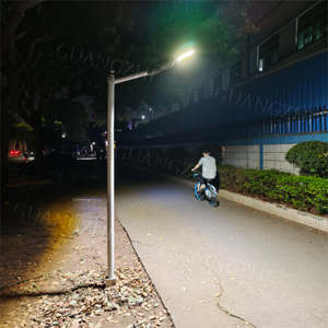 Lampadaire LED G01Series gris foncé, profilé en forme de pattes de canard, avec capteur de mouvement - Product Image 6