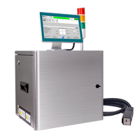 Mesin Cetak Inkjet Karakter Kecil DOCOD Tipe Split S1000 GS1 Kode QR Industri CIJ untuk Pencetakan Tanggal Kedaluwarsa