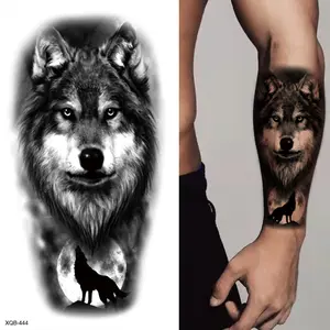 TB-002 Henna Tattoo stickers printing temporary tattoo sticker waterproof tattoo wolf