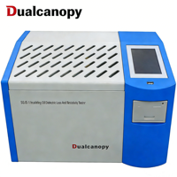 Instrumentos de prueba de tan delta de doble pantalla para aceite aislante, medidor de pérdidas dieléctricas y resistividad de aceite aislante