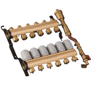 Zhejiang fabbrica di controllo manuale in ottone valvola collettore acqua DN25 in ottone <span class=keywords><strong>collettori</strong></span> 16mm Pex tubo <span class=keywords><strong>riscaldamento</strong></span> <span class=keywords><strong>pavimento</strong></span> Pex tubo - Product Image 1