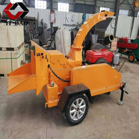 Broyeur de jardin diesel chinois 40 CV, robuste, pour tiges, pailles et bois, avec dispositifs de sécurité