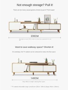 الطراز الاسكندنافي بالمنزل ، خزانة حديثة لغرفة المعيشة وغرفة النوم بسيطة قابلة للتمديد - Product Image 4