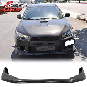 Compatible con Mitsubishi Lancer Evolution EVO 10 X 08-15, Kit de Labio de Parachoques Delantero Estilo V, PU de Alta Calidad, Accesorio Exterior - Product Image 1
