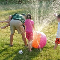 Ballon de plage gonflable de 50 cm, vente chaude, pulvérisation d'eau, jouet aquatique pour l'été