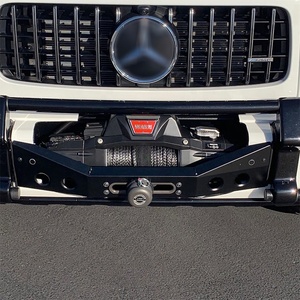 Piezas de coche W464 G63 G500 cabrestante de parachoques delantero de acero inoxidable + soporte para clase G W464 G500 G63 2019y ~ - Product Image 6