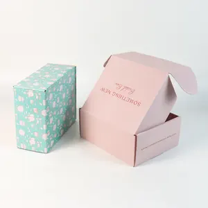Экологичная Упаковка для печати логотипа на заказ, коробка из гофрированного картона для доставки, Подарочная почтовая коробка