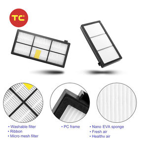 Combo <span class=keywords><strong>de</strong></span> filtro <span class=keywords><strong>de</strong></span> aspiradora <span class=keywords><strong>de</strong></span> cepillo <span class=keywords><strong>de</strong></span> rodillo lateral principal para iRobot Roombas repuestos 800 900 Series 805 860 870 871 880 890 960 980 - Product Image 3