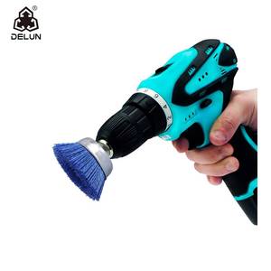 DELUN <span class=keywords><strong>Brosse</strong></span> à fil abrasif en nylon de 3 pouces, roue et <span class=keywords><strong>brosse</strong></span> à gobelet, ensemble de 3 brosses à <span class=keywords><strong>perceuse</strong></span> en nylon pour le <span class=keywords><strong>nettoyage</strong></span> - Product Image 5