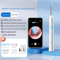 Vente en gros de nouveau HD Smart LED Otoscope Endoscope Visualisation Oreille Pick Caméra de nettoyage pour l'élimination du cérumen Maison Salon de beauté