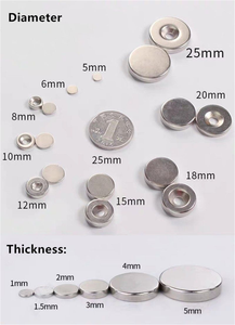 Imán de Tierras Raras Redondo N52 RoHS, Muestras Gratis, Super Fuerte, Permanente, 3mm 15mm 20mm 50mm Ndfeb para Soldadura y Corte - Product Image 5