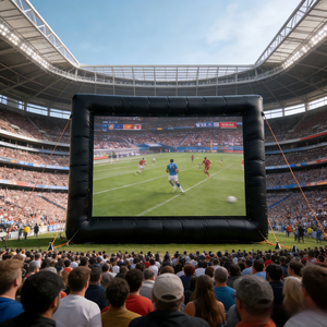 Écran <span class=keywords><strong>de</strong></span> projection gonflable commercial 24/30 pieds, gain 1,5, étanche, pour cinéma en plein air et événements - Product Image 2