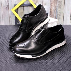 High-end Casual Genuine Leather Oxfords-<b>Men's</b> <b>Slip</b>-<b>On</b> <b>Shoes</b>. Handmade Anti-slippery Genuine Cowhide <b>Shoes</b> for <b>Men</b>. - Product Image 5