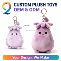 Buat Boneka Plush Karakter Anime Kustom Anda Sendiri, Boneka Hewan Lucu, Gantungan Kunci Plush