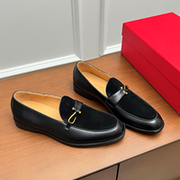 Chaussures de ville de luxe pour hommes, style double boucle, à enfiler, Oxford formelles, respirantes, antidérapantes, pour affaires et mariages