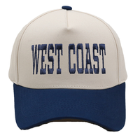 Casquette de baseball unisexe en coton respirant et imperméable, style 5 panneaux, bicolore, avec logo brodé 3D personnalisé CH, idéale pour la course et le sport