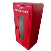 Extincteur de 10 lb, boîte à coins arrondis, armoire en acier rouge pour le marché de Singapour
