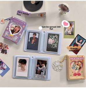 3 ''Kpop Cartoon Hollow Collection Book 40 Pockets <span class=keywords><strong>Photo</strong></span> Album Plastic Frames for <span class=keywords><strong>Mini</strong></span> Film Korea Photocard Picture - Product Image 3
