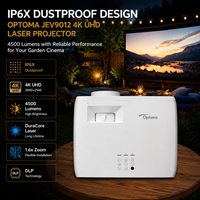Projecteur laser 4K UHD Optoma JEV9012 pour événements, 4500 lumens avec prise en charge HDR10 et réglage sur quatre points