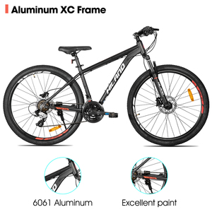 JOYKIE HILAND 27,5 pulgadas 24 velocidades <span class=keywords><strong>freno</strong></span> de disco hidráulico Marco de aleación de aluminio y horquilla personalizable bicicleta de montaña - Product Image 1