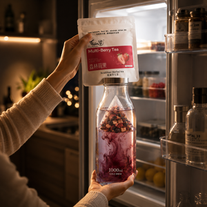 Té de Frutas del Bosque en Bolsa Gigante de 30g, Marca Privada Aurorabloom, Rico en Antocianinas, Mezcla de Arándanos y Fresas, Venta al Por Mayor - Product Image 4