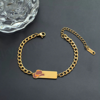 Nueva Pulsera Infantil de Oro de 18k con Diseño de Flores y Gotas de Aceite, Múltiples Patrones, Sin Decoloración