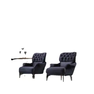 Yüksek kalite en iyi fiyat koltuk takımı Ares koltuk takımı yunan mitolojisinde tanrısı Ares kanepe ev mobilyaları mavi siyah renk