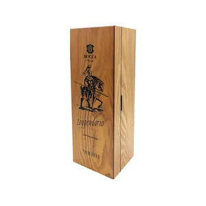 Wine Boxes Excellent MDF Veneered Mosaic Nameplate Wood Storage Accept Custom Logo Wooden New Handmade Beverage Brown