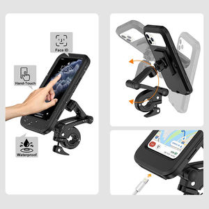 Support de Téléphone Universel 2025 Étanche en ABS/PC pour Moto et Vélo, Pivotant à <span class=keywords><strong>360</strong></span> Degrés avec Fixation Magnétique - Product Image 3