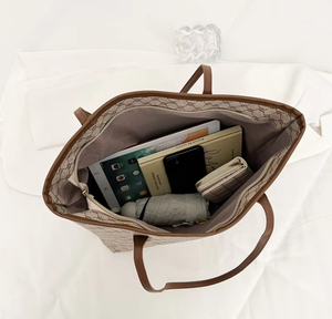 B3019 <span class=keywords><strong>Sac</strong></span> fourre-tout unisexe tendance 20-35L, imperméable, <span class=keywords><strong>antivol</strong></span>, motif géométrique, fermeture à glissière et à fermoir, <span class=keywords><strong>sac</strong></span> fourre-tout pour femmes - Product Image 4