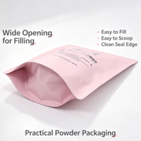 Sacs en Mylar avec logo personnalisé, refermables, étanches, de qualité alimentaire, pour l'emballage de compléments alimentaires en poudre