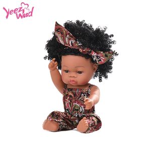 Muñeca realista de silicona para bebés, juguete de cuerpo completo de vinilo personalizado, de color negro - Product Image 4